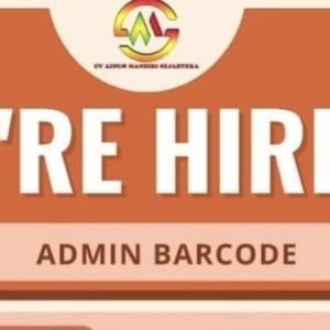Lowongan Kerja Admin Barcode CV Ainun Mandiri Sejahtera, Lulusan SMA SMK Bisa Daftar